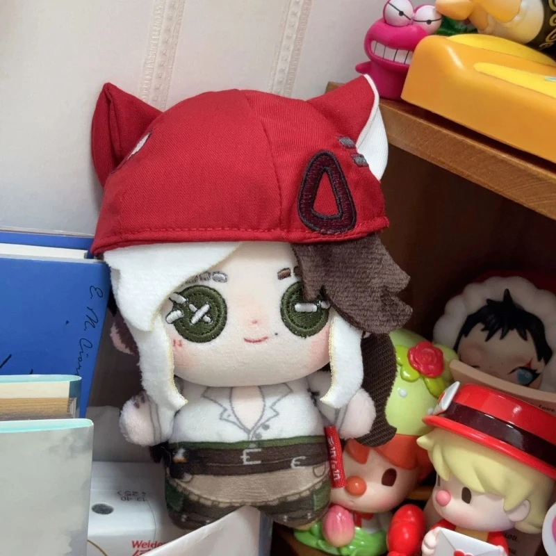 

Stuffed 10cm Game Anime Demi's 'Dead by Daylight' Bartender-themed Merchandise Body Plush Doll Toy Soft Dress Up Cotton Kid Gift