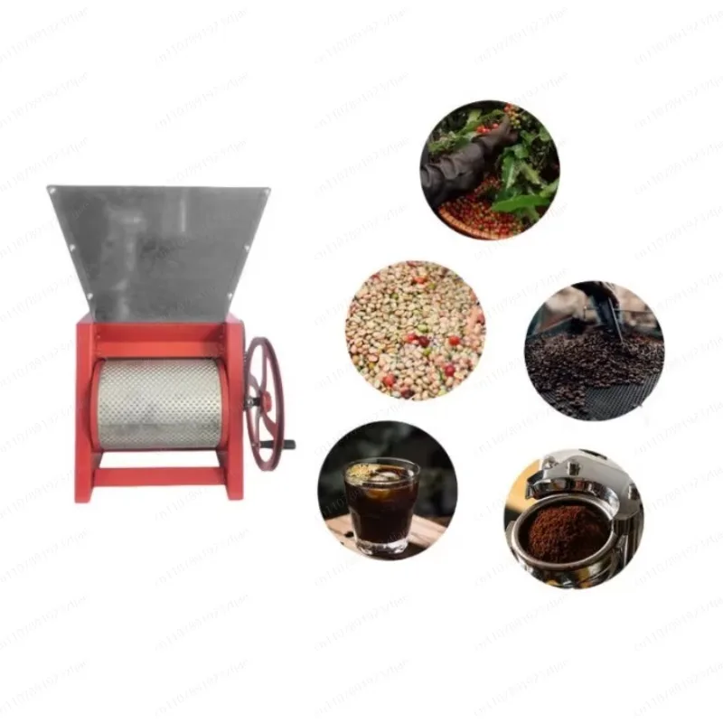 Stable Performance Manual Type Fresh Coffee Pulper Peeling Machine for Sale
