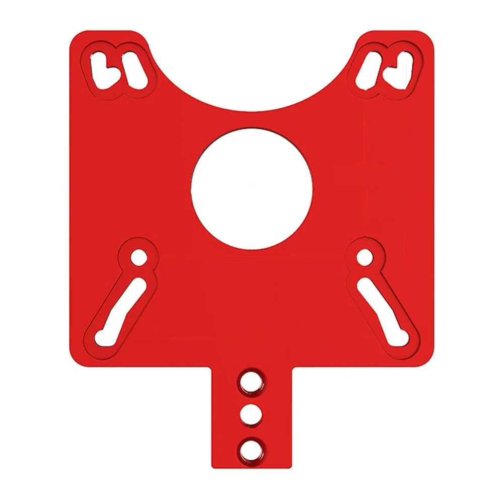 

1pc Aluminum Milling Groove Bracket Round Milling Base Detachable Round Milling Base Accessories For Woodworking Cutting Trimmer