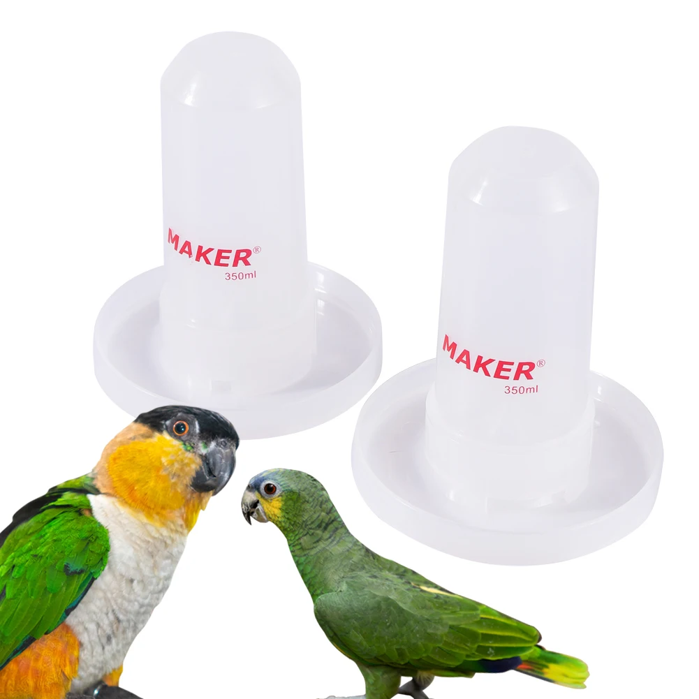 350ml Quail Drinking Cup Bird Pheasant Bird Feeder Drinker Automatic Feeder Farm Tool Pigeon Drinker 1Pc
