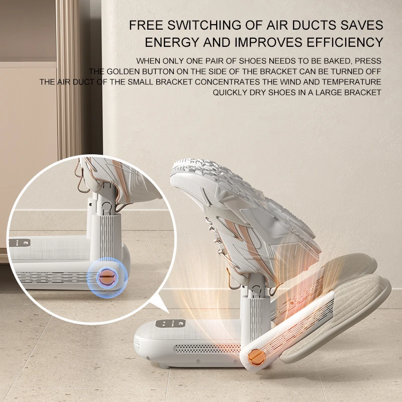 Portable Automatic Heating Shoe Dryer Dryer Timing Deodorization Folding Telescopic Quick Drying Shoe Dryer