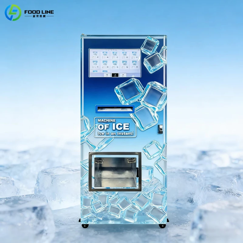 Customized Cost Effective Ice Vending Machine Practical Ice Making Vending Machine Simple Maintenance Ice Vending Device