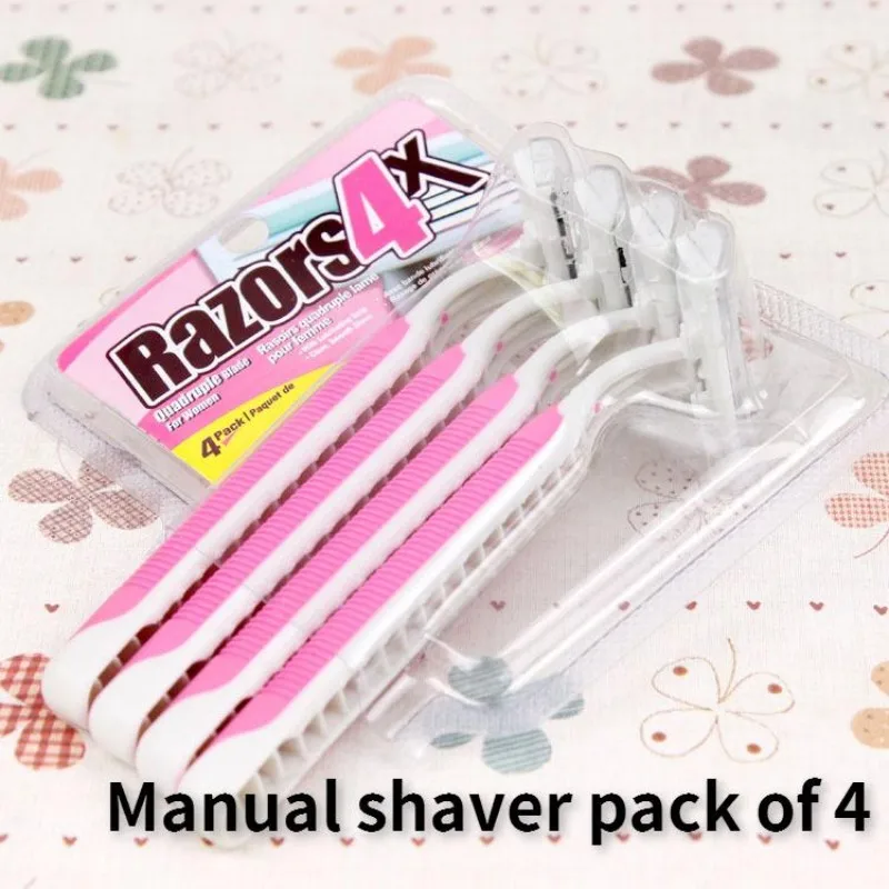 Disposable 3 Layer Lady Private Shaver Set Armpit And Leg Hair Secure Full Body Availability Clean Without Black Spots