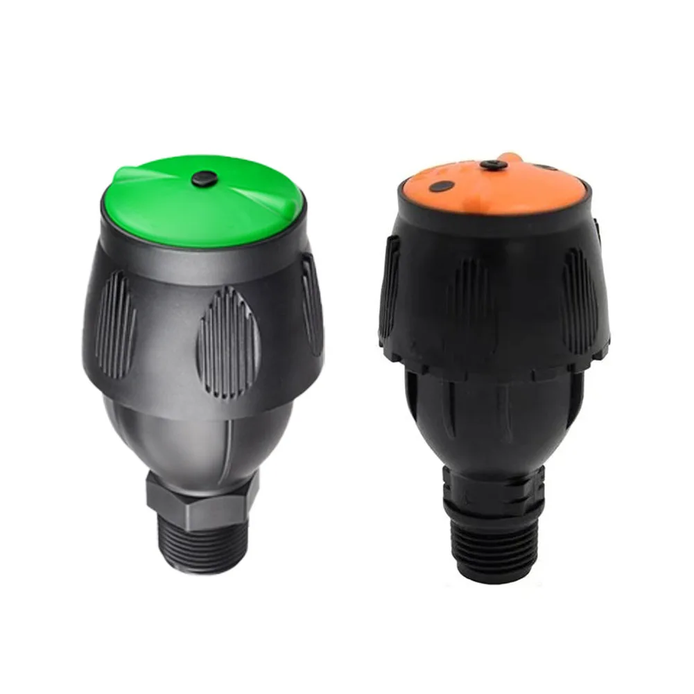 2 Pieces Adjustable Spray Pattern Garden Sprinkler 360 Degree Rotating Nozzle 1/2 Inch Male Thread For Outdoor Lawn Irrigation
