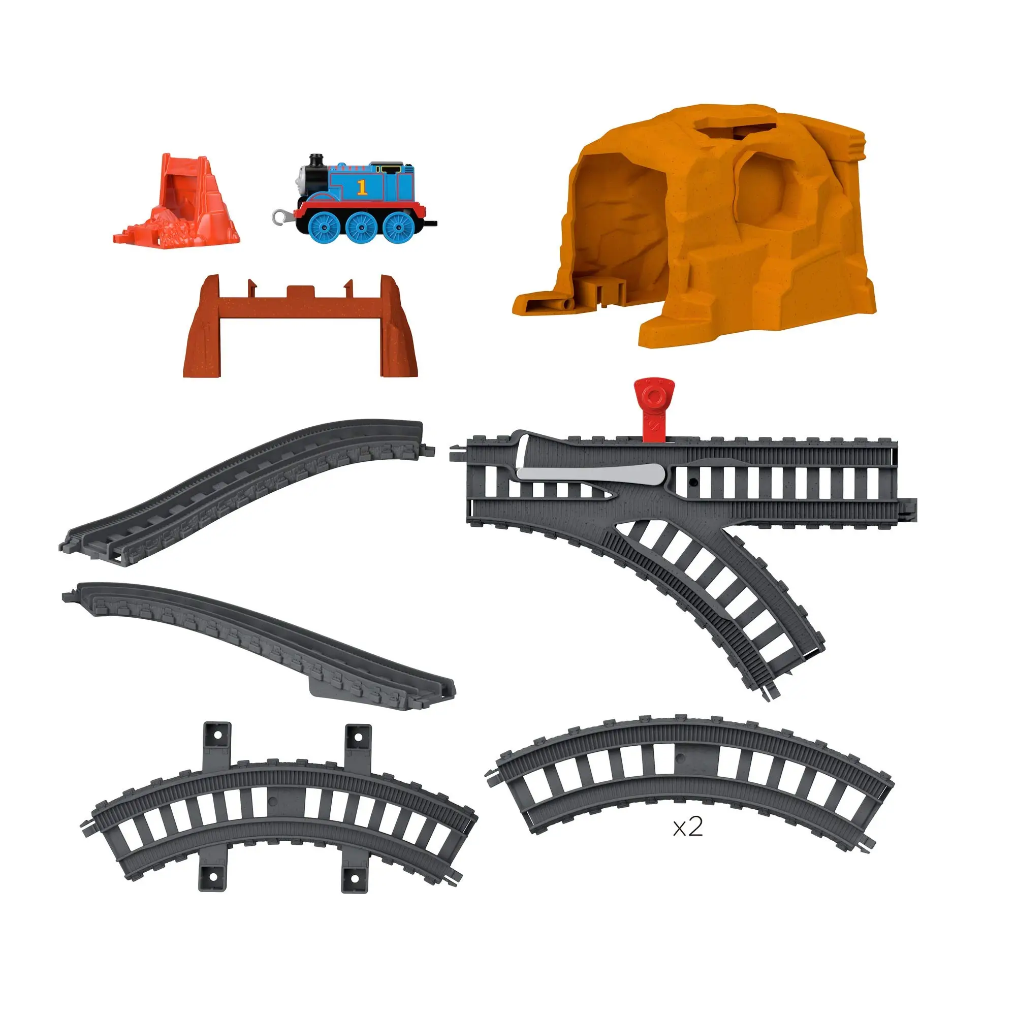 Thomas e amigos Túnel Viagem Track Set, Push Along Thomas Motor Ponte Modelo, nível de entrada Train Brinquedos, Collectible Presentes para Meninos