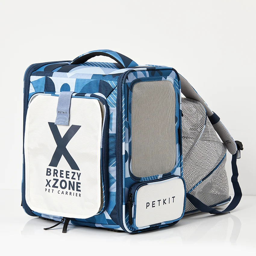 

PETKIT BREEZY X ZONE Pet Carrier Expandable Outdoor Travel Pet Backpack Breathable Portable Pet Carrier Bag