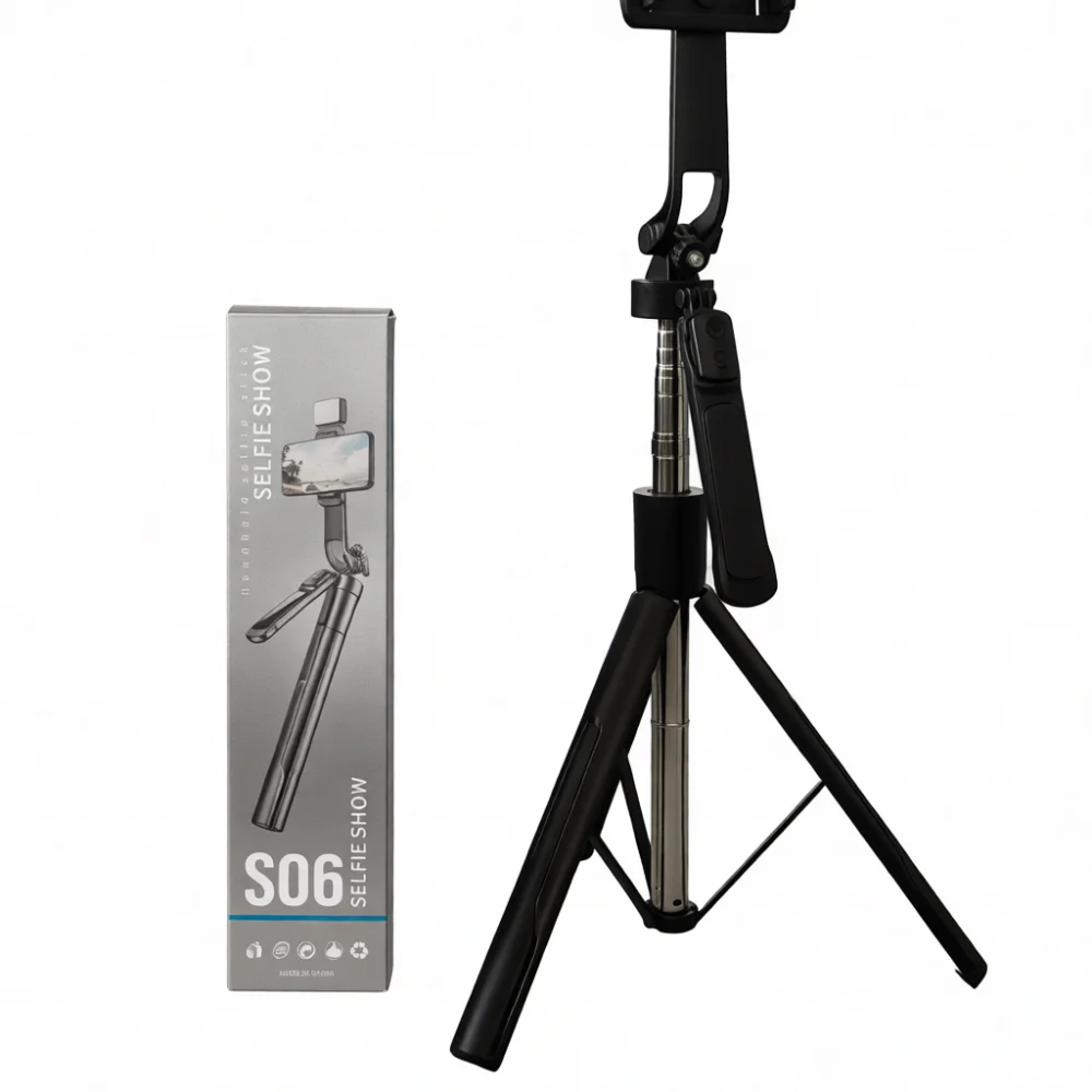 Bluetooth Remote Selfie Stick Tripod Foldable Phone Mount For Live Stream Video Photography Mobile Accessory Stand Tool