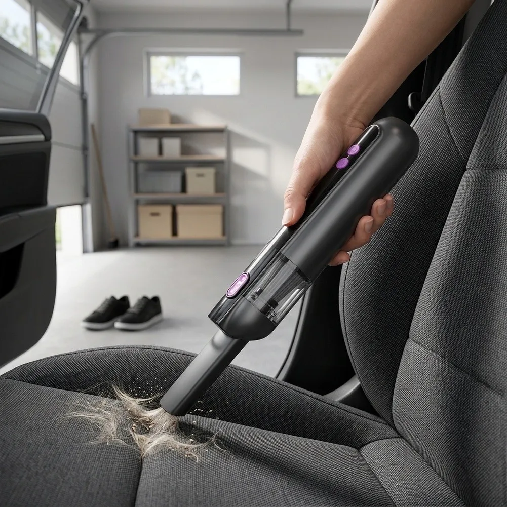 Cordless for Handheld Car Vacuum Cleaner 15000Pa Suction Power with LED Bin Status Indicator and USB Recharge Support