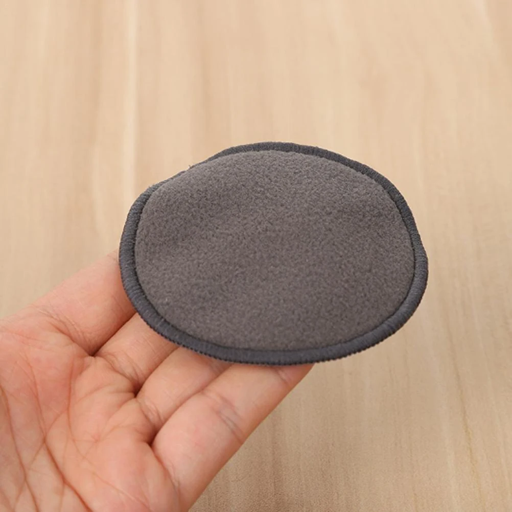 

12pcs Makeup Remover Pads Bamboo Fiber Reusable Face Wipe Black 3 Layer Cleansing Pads Travel Size Facial Makeup Remover Mat For