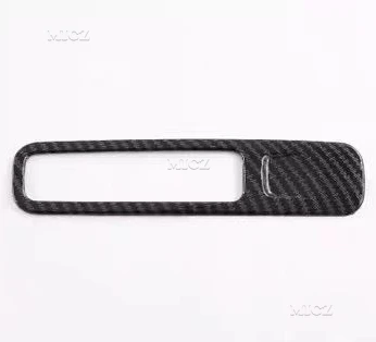 For Hyundai Palisade Carbon ABS Car Dashboard Front Head Light Adjustment Panel Frame Cover Protector Trim Auto 2022 2023 2024