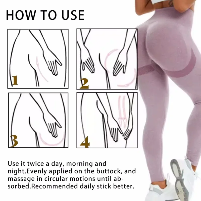 زيت تكبير الأرداف بعقب رفع ثبات الحمار الكبير تعزيز نمو الورك ترطيب تشديد المشكل بوم مثير تدليك الجسم الرعاية