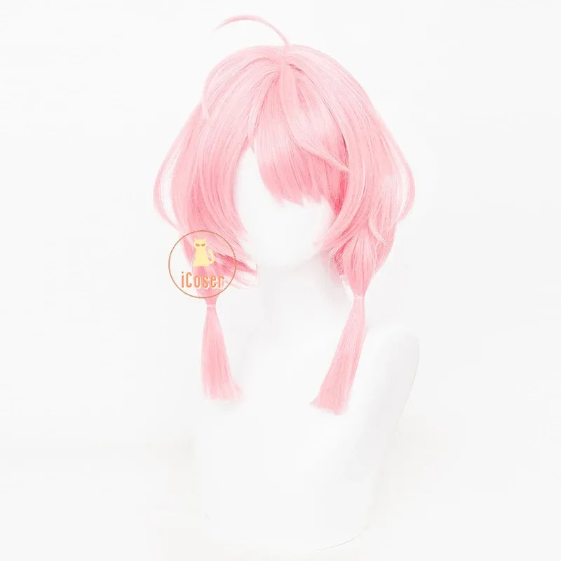 

Игра Wuthering Waves Taoqi Косплей Парик Розовые Короткие Волосы Косы Гак Натуральный Резонатор Джинчжоу Хэллоуин Женский Аксессуар