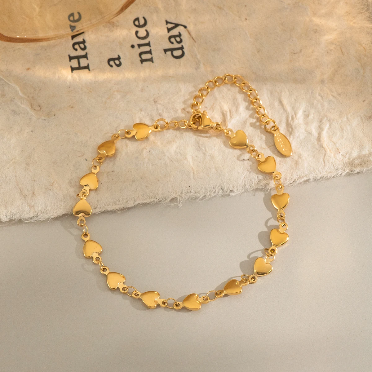 XIANING رائعة كلاسيكية الفولاذ المقاوم للصدأ الذهب اللون سلسلة سوار العصرية سحر اليومية عطلة مجوهرات هدية للنساء #3