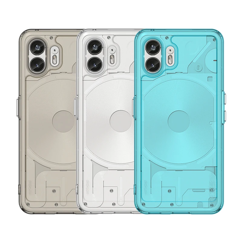 For Nothing Phone 2 Case Transparent TPU Capa For Nothing Phone2 Case Luxury Silicone Bumper Protector Nothing Phone 2 Cover