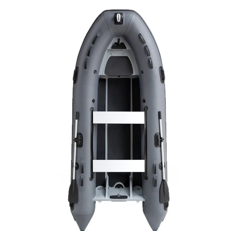 

Aluminum shell bottom assault boat Aluminum hard bottom boat, inflatable V bottom high speed boat