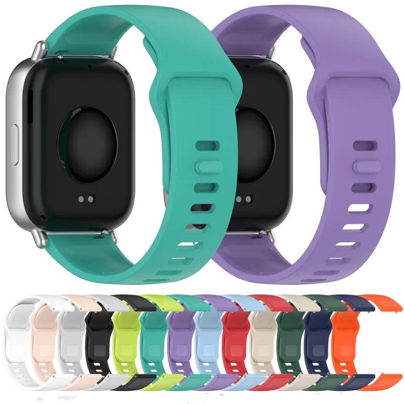 22mm Quick Release Silicone Waterproof Watch Strap for Redmi Watch 5 Active Watch Band Replacement for Men Women Watch Bracelet