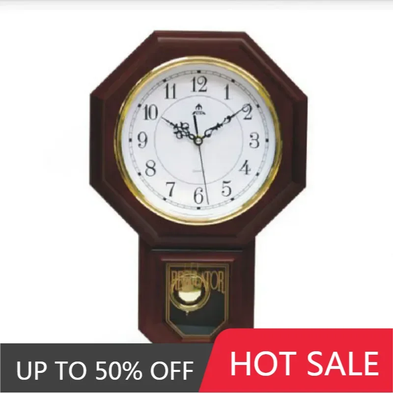 Creative Retro Wall Clock Living Room Chinese Style Shabby Chic Pendulum Clocks Wall Home Decor Relogio De Parede Gift FZ707