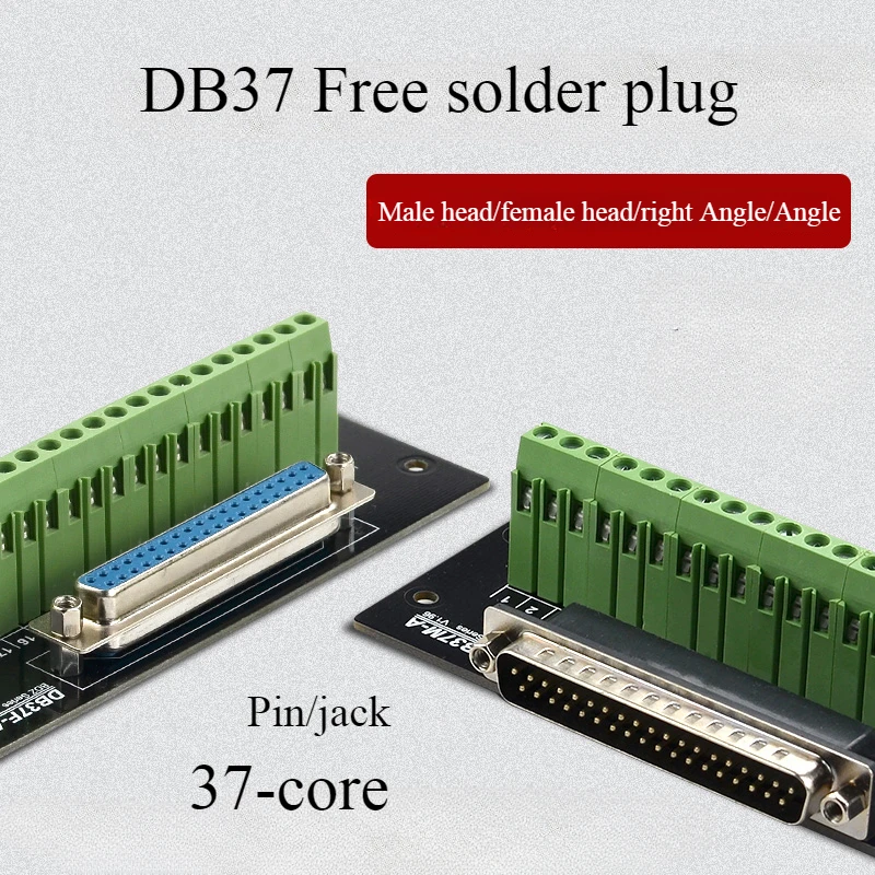 

DB37 Поворотная клемма багажника «папа/гнездо» под прямым углом/угольной клеммной колодки
