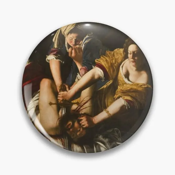 Judith Slaying Holofernes By Artemisia G  Soft Button Pin Lover Jewelry Fashion Lapel Pin Cartoon Hat Cute Decor Creative Funny