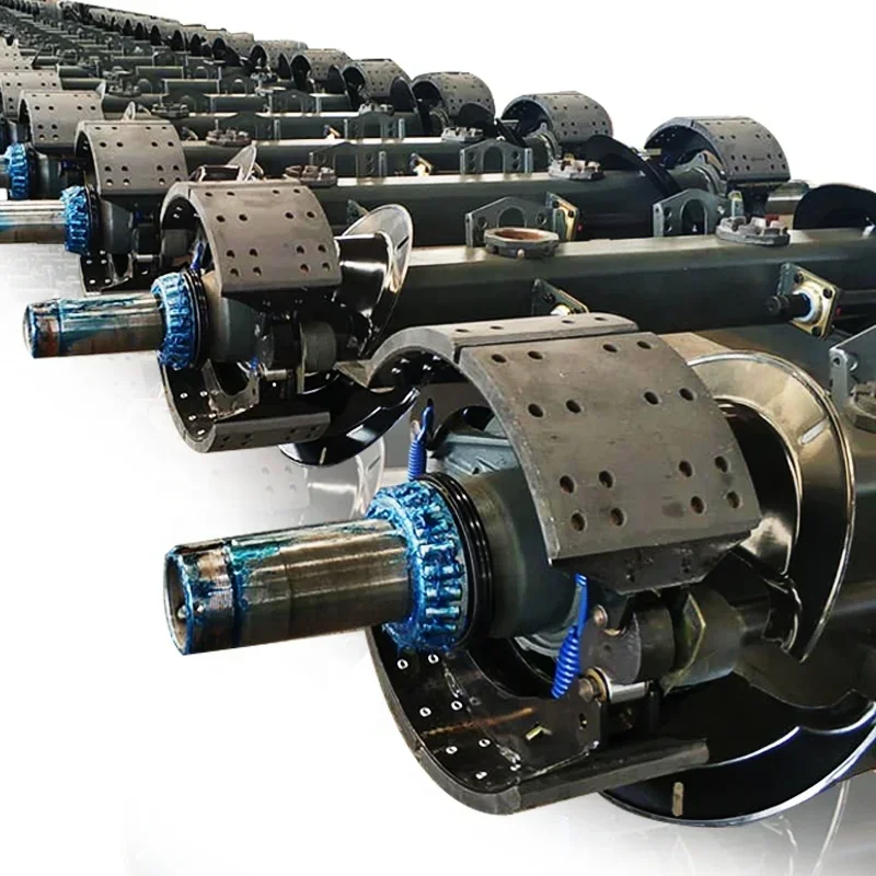 Deing Remolque German Type Axle 16T Factory Directly Provide Axle Popular German Trailer Axles