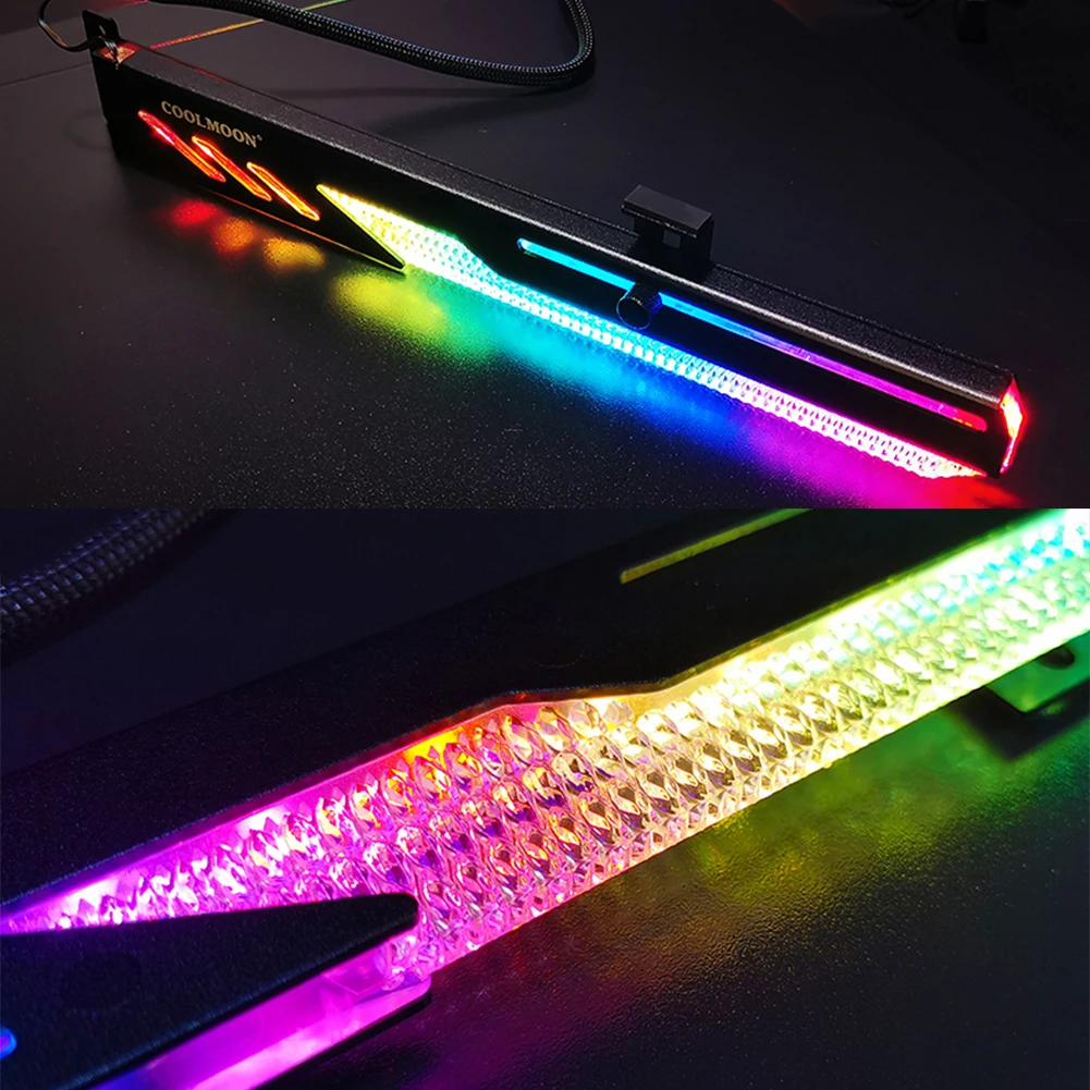 COOLMOON RGB GPU Chân Đế Ngang Nhiều Màu Sắc Chân Đế Máy Tính Đồ Họa Video Thẻ Đứng GPU Giá Đỡ Video Hỗ Trợ Thẻ Giá Đỡ