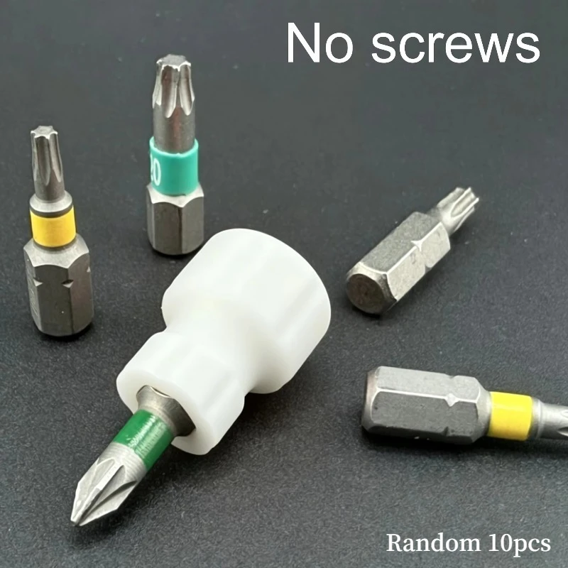 Random 10pcs Screwdriver Bit Sleeves, Electric Screwdriver Bit