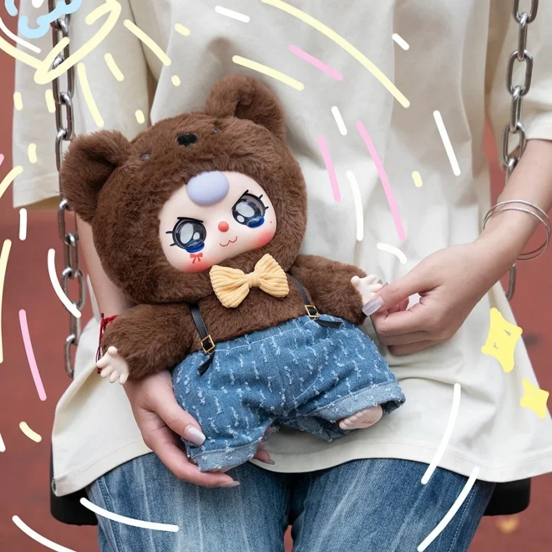 New Genuine Baby Three 400% V3 Series Blind Box Cute Figure Plush Doll Mystery Box Decoration Collection Model Surprise Gift