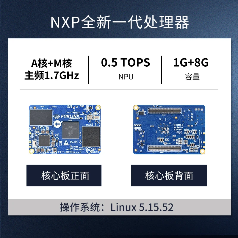 Forlinx Embedded I MX9352 Linux ARM Core Board TSN AI Linux