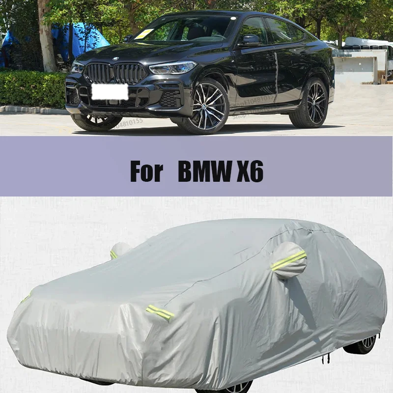 

For BMW X6 Exterior Car Cover Outdoor Protection Full Car Covers Snow Cover Sunshade Waterproof Dustproof Car Accessories