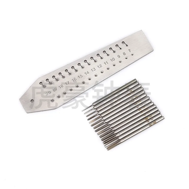 Watch repair tool, tapping wire plate, die car screw, micro tap plate set, splint tapping car screw pattern
