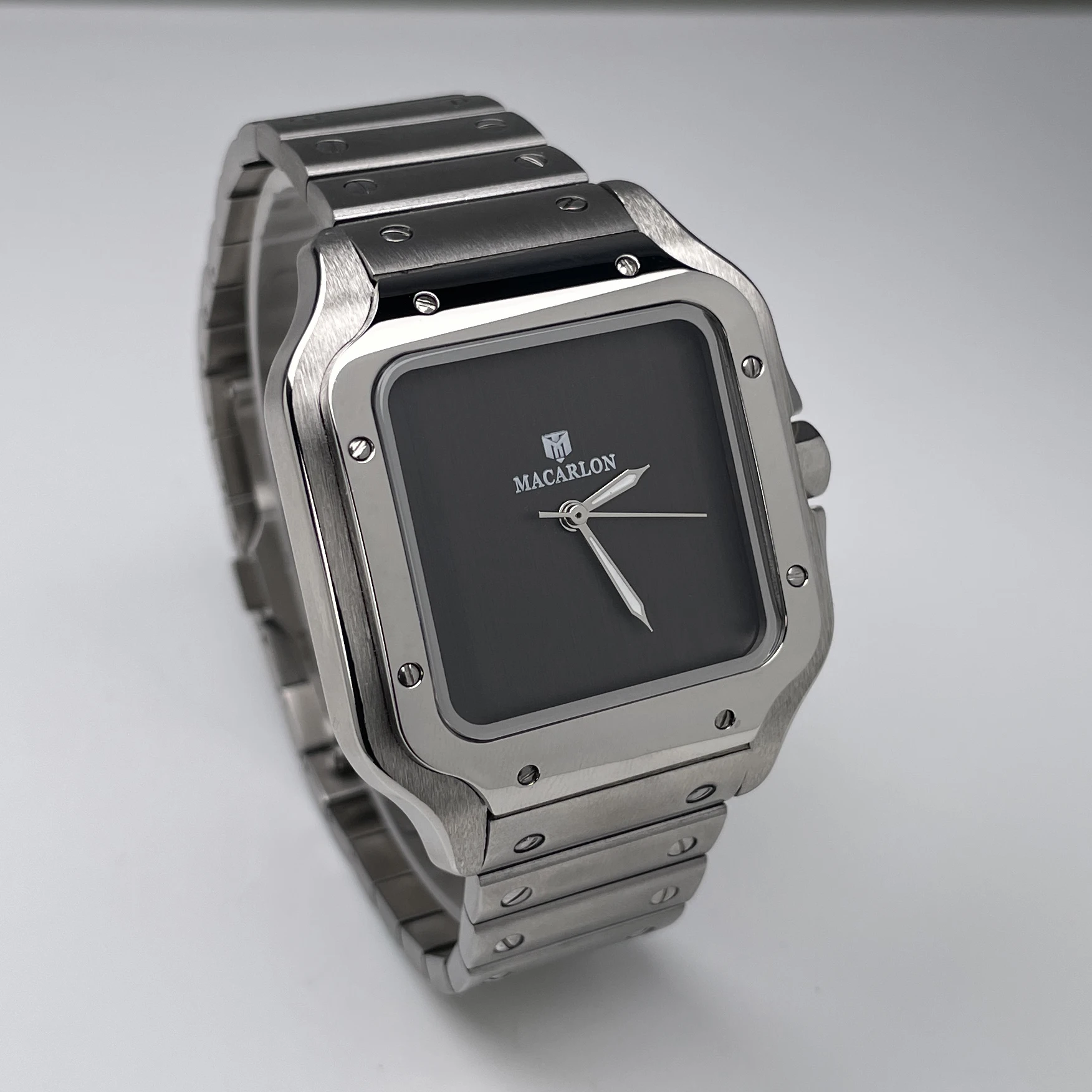 Luxury Watch From China - Relógio Automático Masculino Quadrado de 38mm