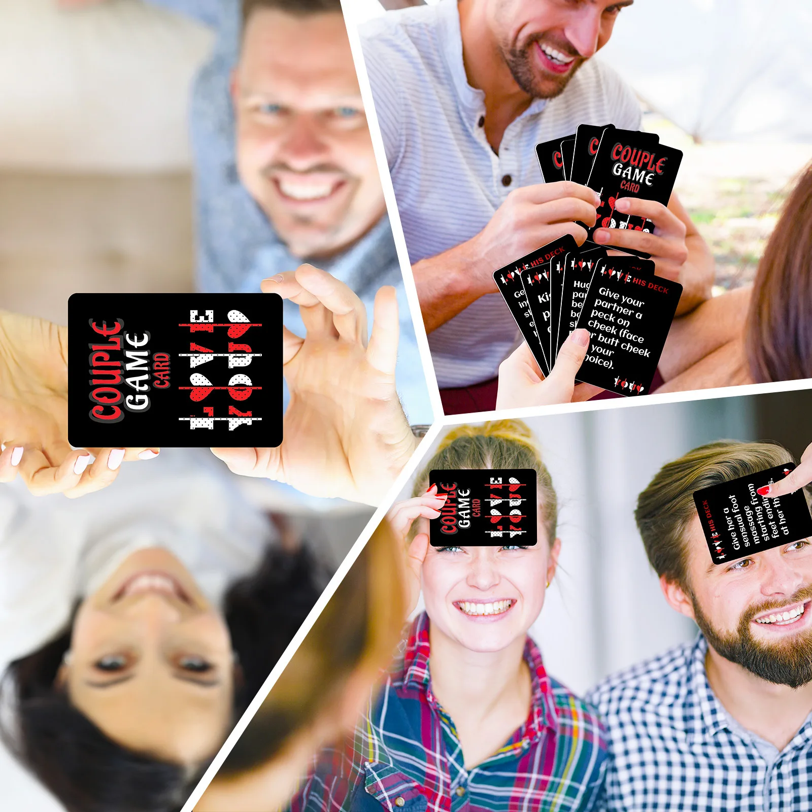 ZYT 50 قطعة زوجين غامض مثير مجلس أرواق لعب عشاق يؤرخ لعبة تفاعلية الدعائم لعب للحزب غرفة نوم السفر التخييم