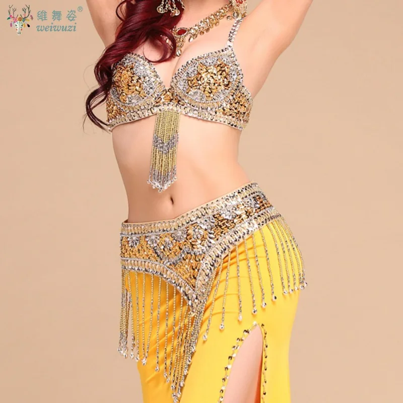 حار بيع مطرز كريستال ملابس رقص البطن ارتداء للنساء الصدرية حزام الملابس مثير الرقص الشرقي كرنفال الرقص الشرقي ازياء مجموعة