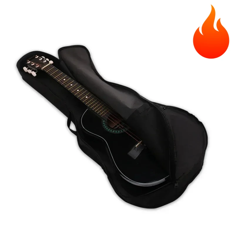

30/38/41inch Guitar Bag High Quality Oxford Fabric Double Straps Padded Large Black Guitar Case Gig Backpack Guitar Accessories