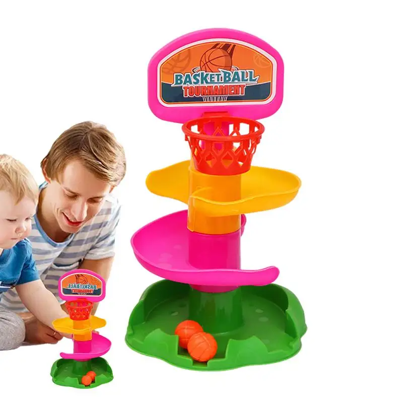 Juegos de mesa apilables, pistas de dibujos animados divertidos y coloridos, juego de torre, juegos de mesa multifuncionales interactivos, juguetes para niños, aprendizaje temprano