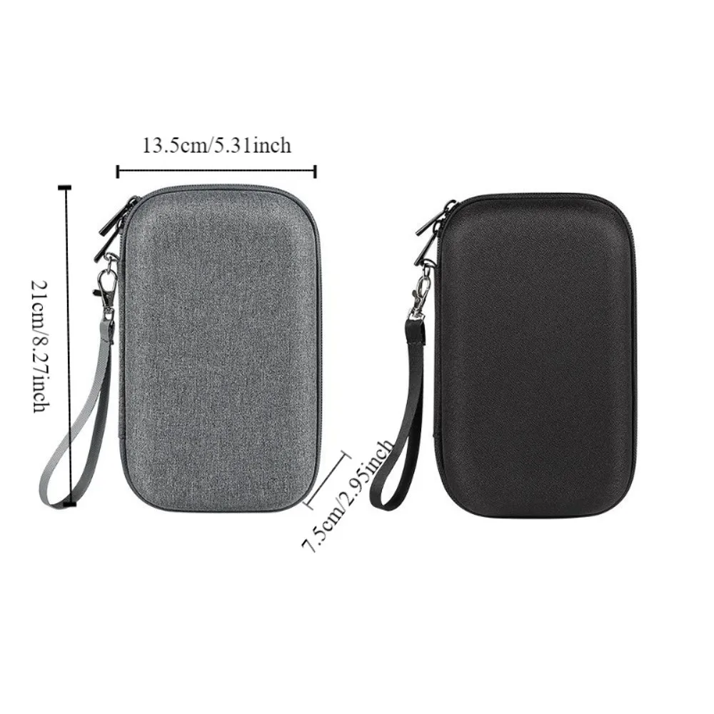 Большой вместительный органайзер для путешествий, портативная двухслойная сумка для хранения цифровых аксессуаров, твердая сумка-органайзер для офиса