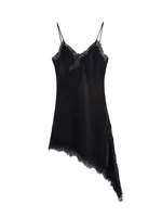Women Fashion Sexy V-Neck Lace Elegant Halter Dress Asymmetric Hem Dress 2026 Summer New Fashion Holiday Party Beach Dresses - Image 6