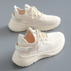 2024 Summer Sports Women's sneakers fashion mesh Breathable Lightweight Anti Slip Soft Sole Casual Shoes for woman