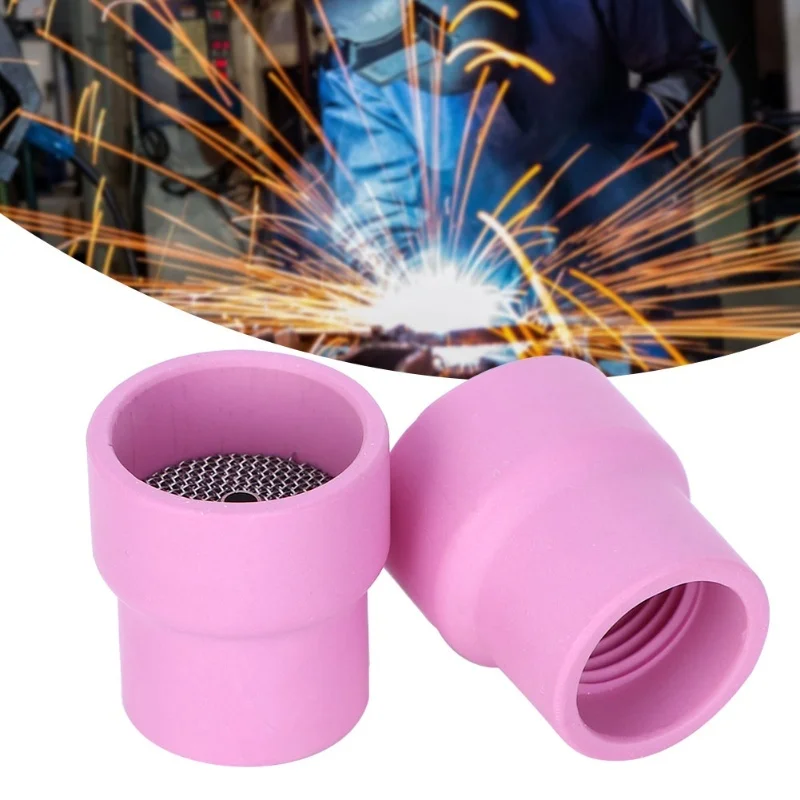 2Pcs Ceramic Welding Cup For WP9/20/25 Series AirCooled Torch #12 Industrial Supplies