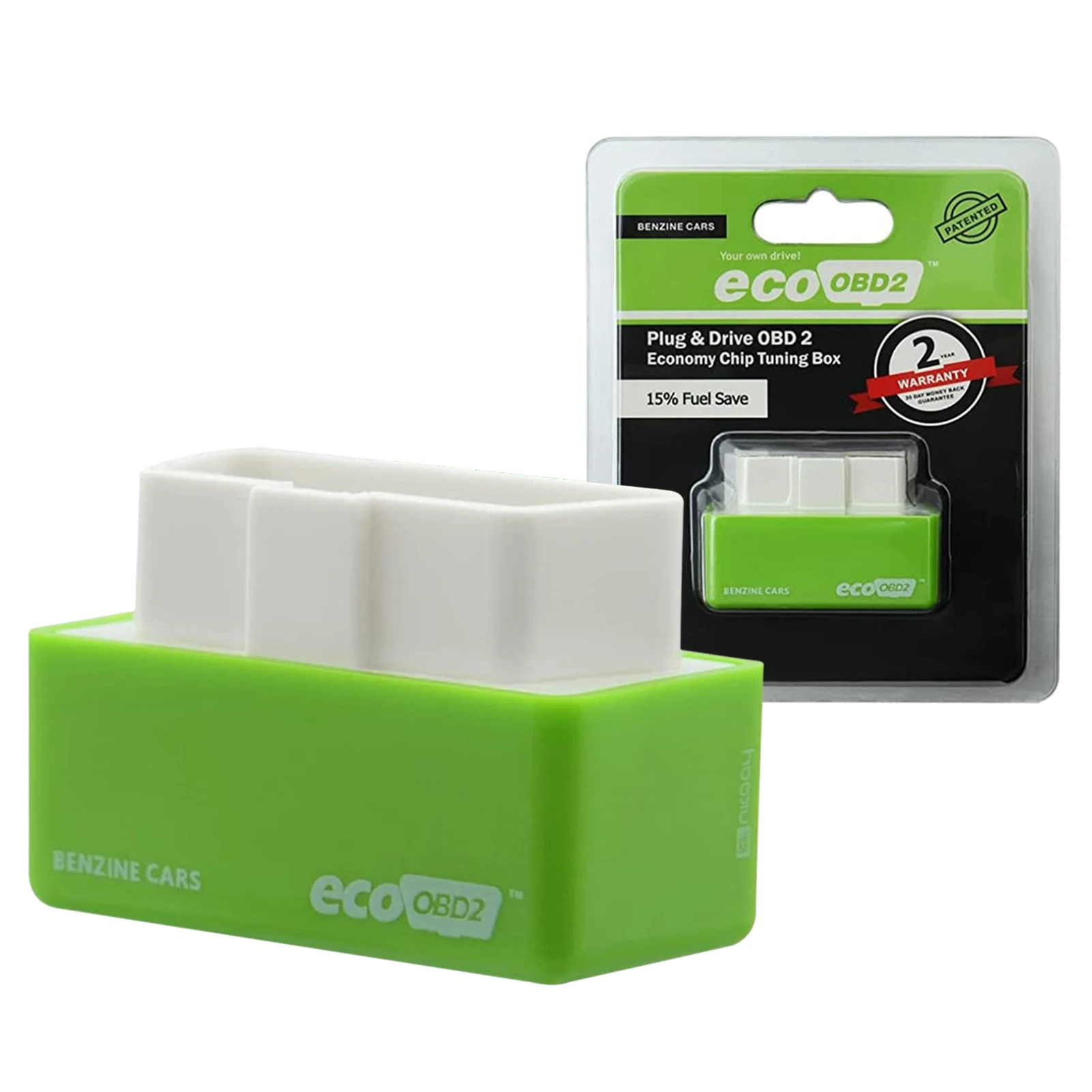 Eco OBD OBD2 Ahorro de combustible económico ahorra aproximadamente 15% de combustible Ahorro de gas para automóviles de gasolina para automóviles de gasolina Ahorro de fule