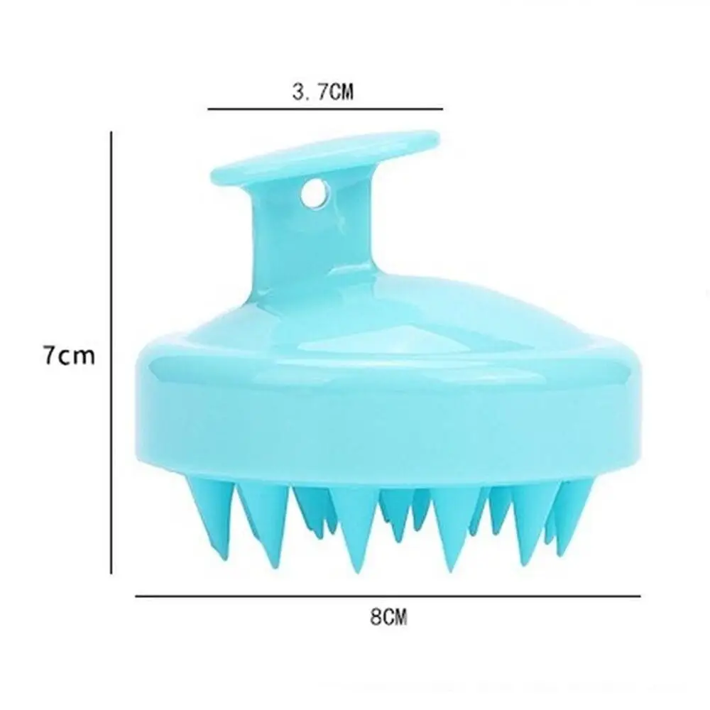 Silicone Head Body Scalp Massage Brush Care Tool Comb Shampoo Hair Washing Comb Shower Brush Bath Spa Slimming Massaging Brushes - view 3