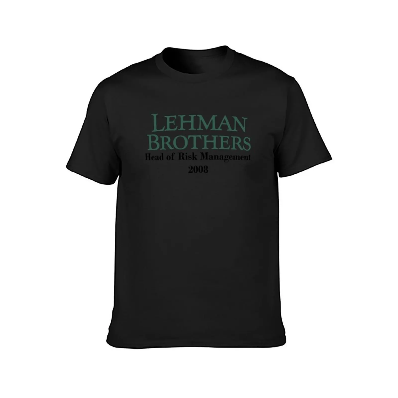 Lehman Brothers - Head of risk managment 2008 T-Shirt for a boy kawaii clothes Men's t shirts