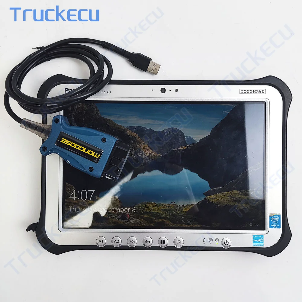 FZ G1 TABLET+for Mongoose Por J2534 ECU Programming&Diagnosis Cable for Toyota for Jaguar for Land Rover Immobilizer Reset