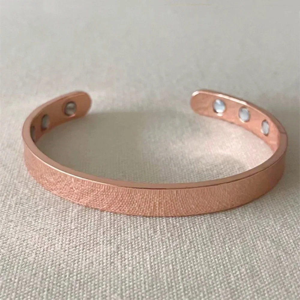 Copper Magnetic Bracelet Men Women Energy Pulseras Acero Inoxidable Para Mujer Pulsera Hombre Браслеты На Руку Женские Bileklik