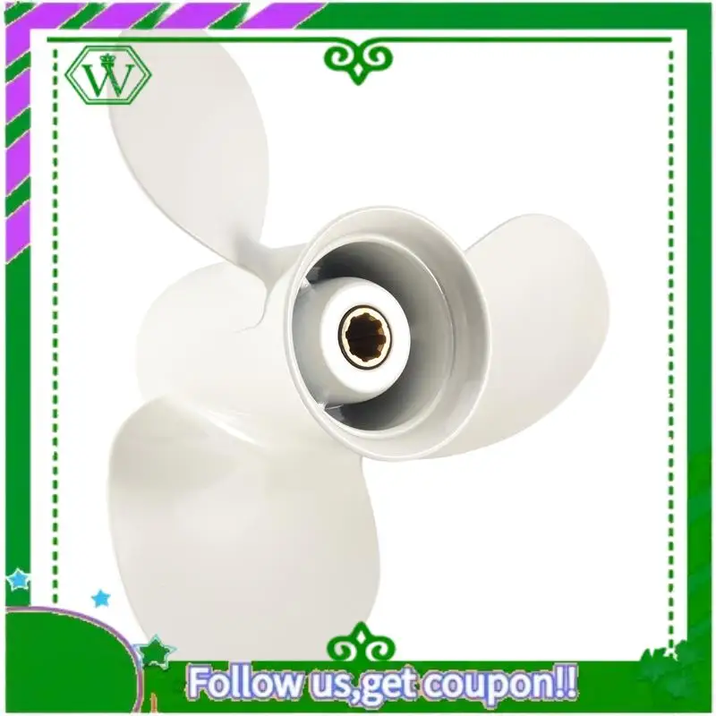 

AC34-Ship Engine Outboard Propeller 3-Bladed Rotary Paddle 683-45941-00-El 9 1/4 X 12 For 9.9-15Hp Aluminum 8 Spline Toot