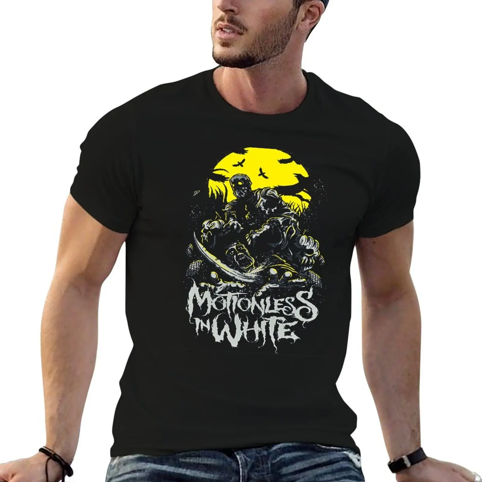 Top Selling Motionless In White T-Shirt kawaii clothes street wear shirts men graphic
