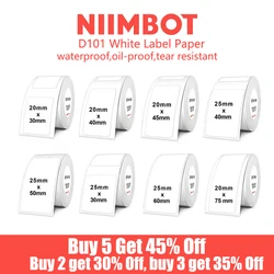 NiiMbot D101 Label Printer Self-adhesive Printing Paper Marking Machine Price Paper Supermarket Commodity Price Paper Marking