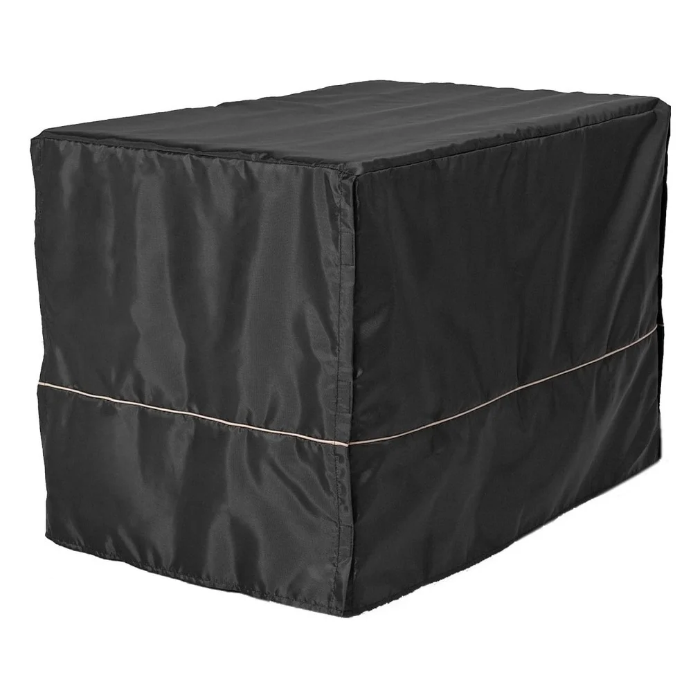 Dog Crate Cover 210D Oxford Cloth With Privacy Door Kennel Cover Reduces Barking Garden Power Tool Accessories For Outdoor