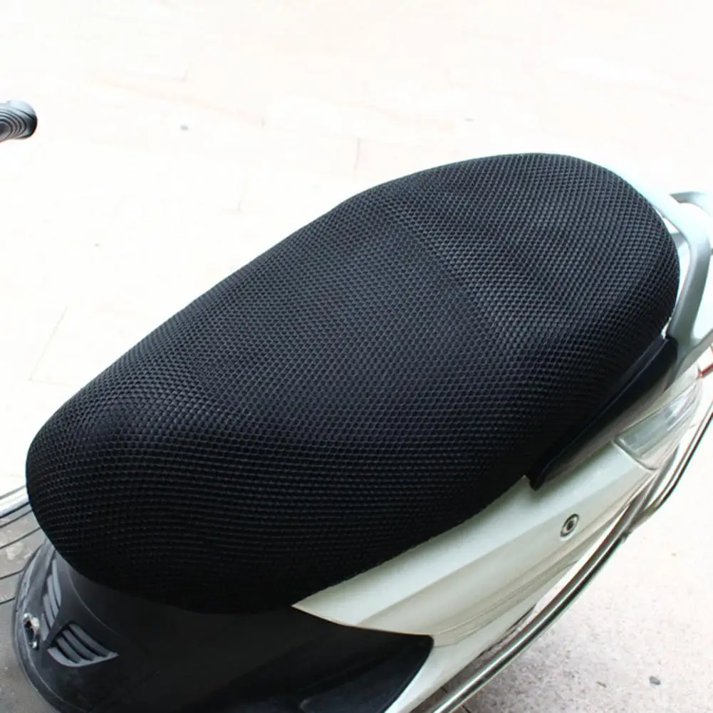 

Motorcycle Seat Cushion Sunscreen 3D Structure Hollow Out Protect Seat Shock Absorption Anti-skid Battery Car Seat Cover