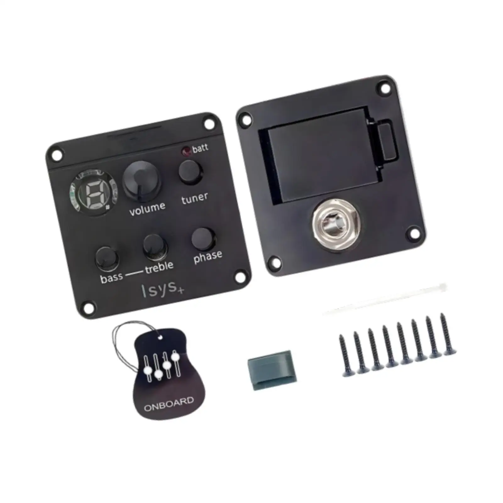 Professional Acoustic Guitar Pickup Piezo Preamp Soundhole EQ Volume Controls for Adult Acoustic Guitar Enhancement